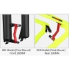 Adapter/Uchwyt zacisku hamulca rowerowego 003 Post Mount (F180/R180) Muqzi J-71 Czarny