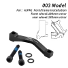 Adapter/Uchwyt zacisku hamulca rowerowego 003 Post Mount (F180/R180) Muqzi J-71 Czarny