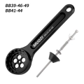 Klucz do suportu rowerowego + element dodatkowy Muqzi A-51 Czarny