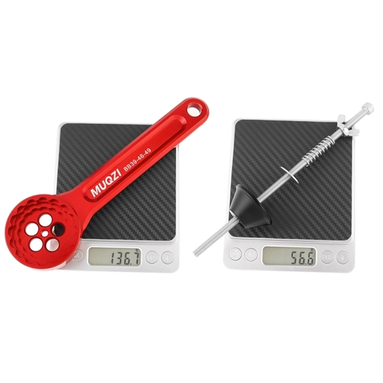 Klucz do suportu rowerowego + element dodatkowy Muqzi A-51 Czarny
