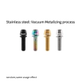 Śruba do mostka kierownicy rowerowej M5x17mm Muqzi B-48 Stal nierdzewna