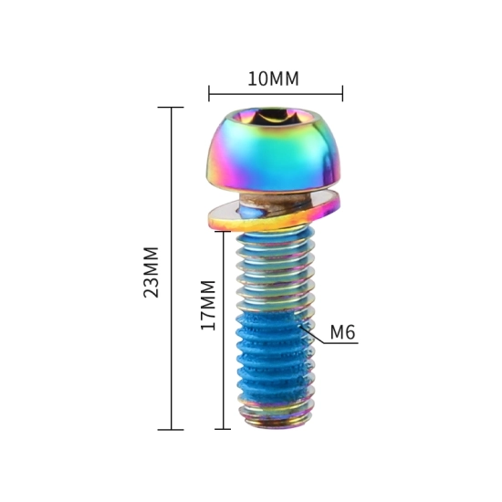 Śruba do mostka kierownicy rowerowej M6x17mm Muqzi B-54 2szt.
