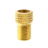 Adapter do zaworu rowerowego F/V Włoski/Presta na A/V Samochodowy/Schrader Muqzi E-15 Złoty