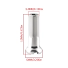 Nypel Nyple szprych rowerowych M2x12mm Muqzi E-20 Srebrny